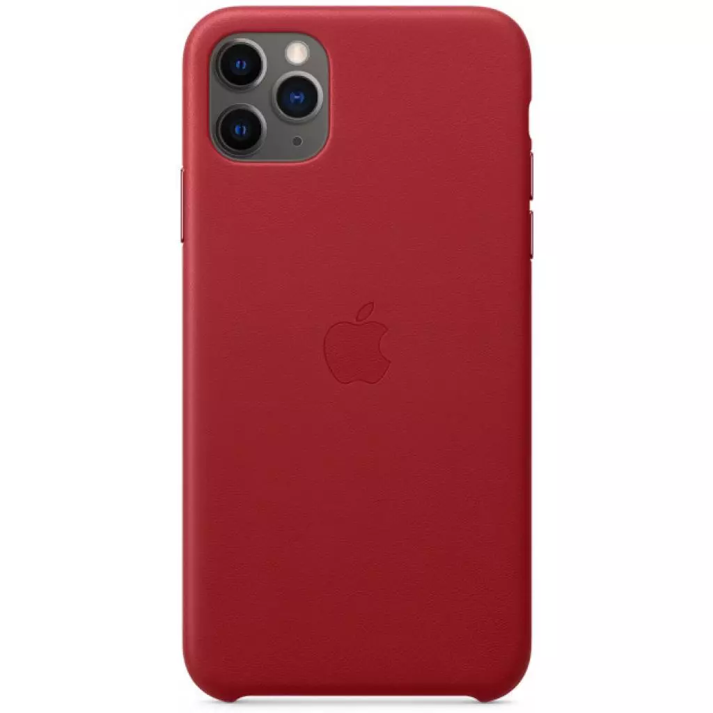 Чехол для моб. телефона Apple iPhone 11 Pro Max Leather Case - (PRODUCT)RED (MX0F2ZM/A)