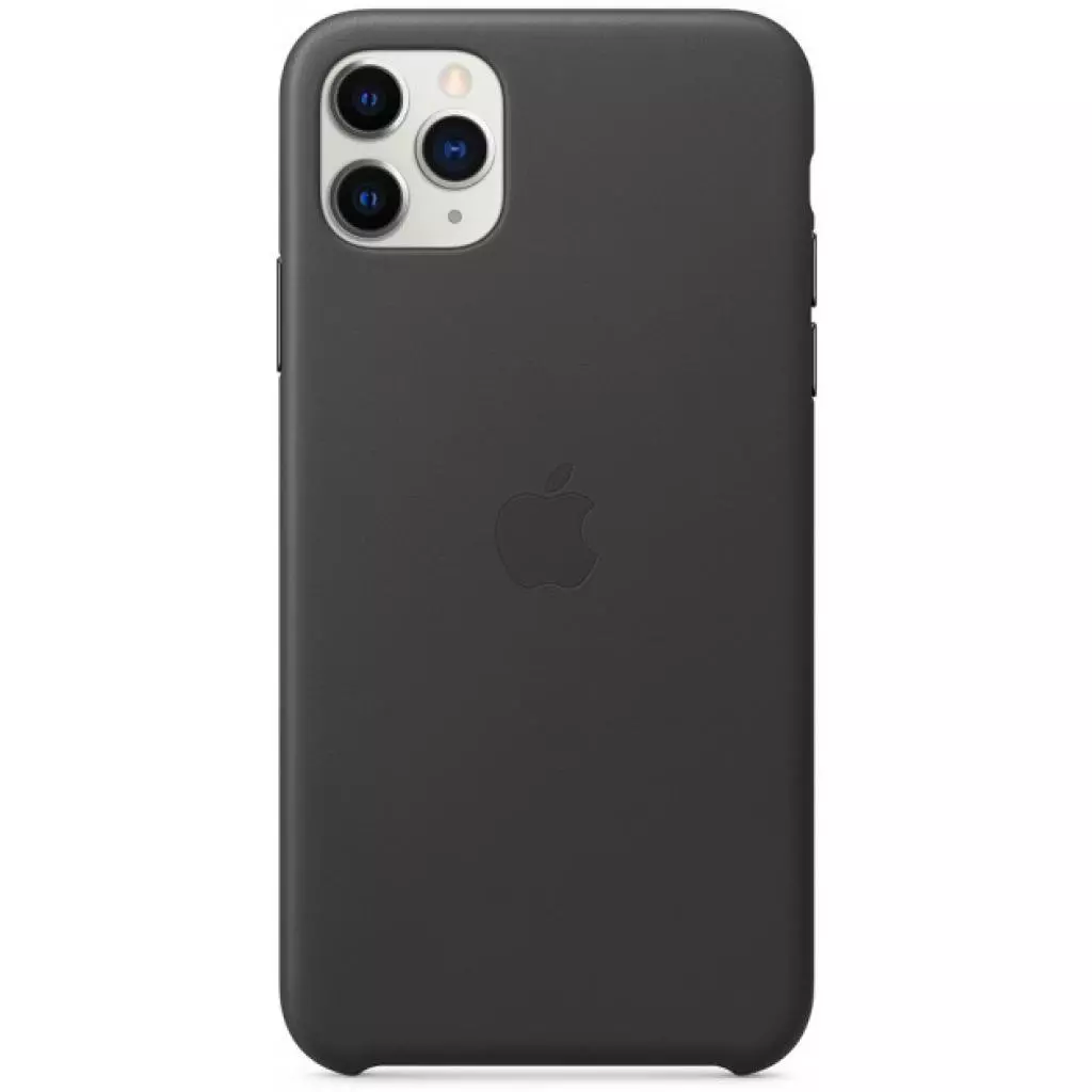 Чехол для моб. телефона Apple iPhone 11 Pro Max Leather Case - Black (MX0E2ZM/A) - 1