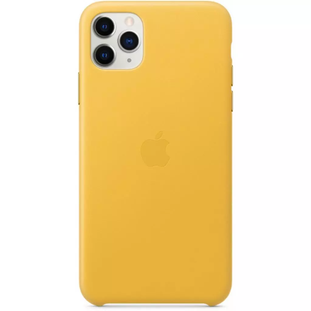Чехол для моб. телефона Apple iPhone 11 Pro Max Leather Case - Meyer Lemon (MX0A2ZM/A) - 1 Чехол для моб. телефона Apple iPhone 11 Pro Max Leather Case - Meyer Lemon (MX0A2ZM/A) - 1