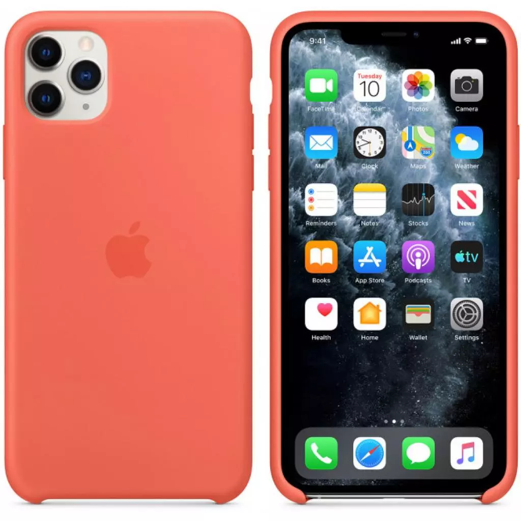 Чехол для моб. телефона Apple iPhone 11 Pro Max Silicone Case - Clementine (Orange) (MX022ZM/A) - 5 Чехол для моб. телефона Apple iPhone 11 Pro Max Silicone Case - Clementine (Orange) (MX022ZM/A) - 5