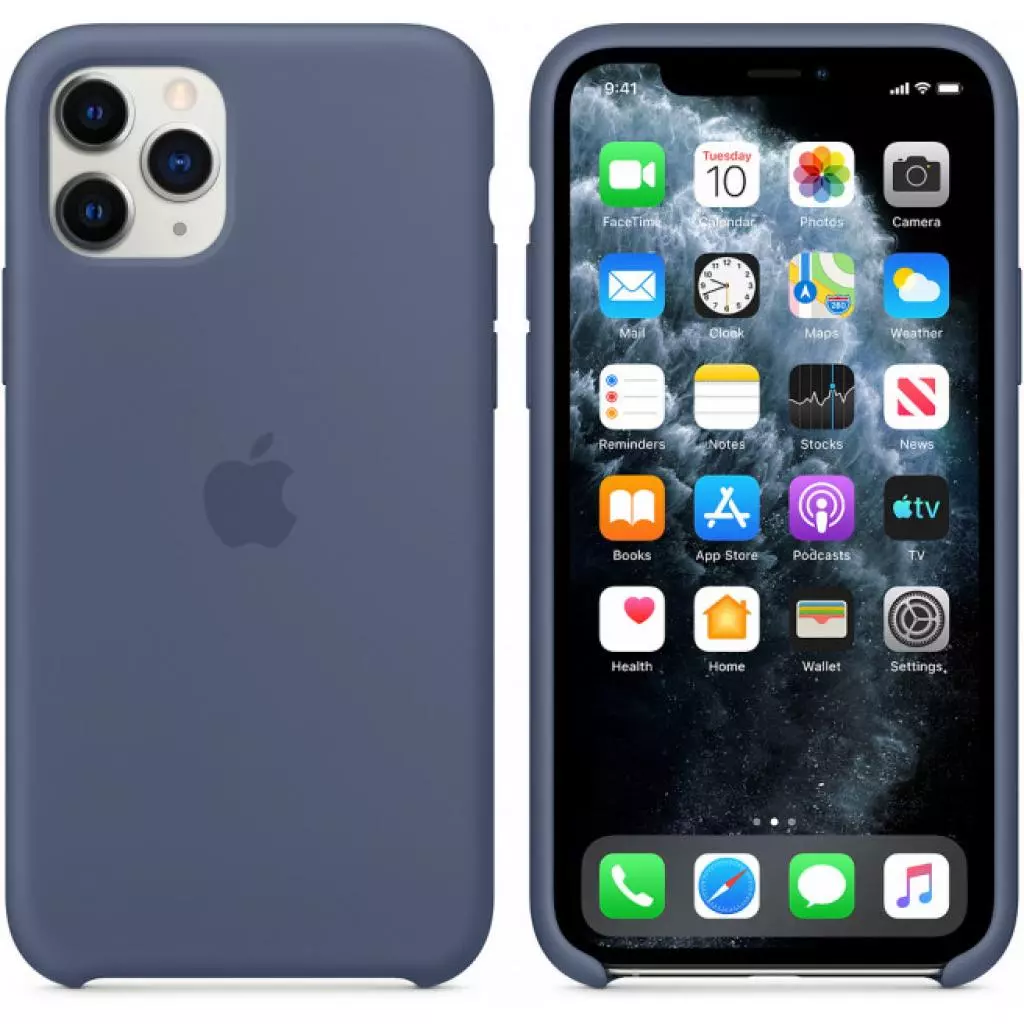 Чехол для моб. телефона Apple iPhone 11 Pro Silicone Case - Alaskan Blue (MWYR2ZM/A) - 5 Чехол для моб. телефона Apple iPhone 11 Pro Silicone Case - Alaskan Blue (MWYR2ZM/A) - 5