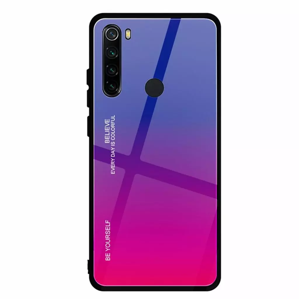 Чехол для моб. телефона BeCover Gradient Glass для Xiaomi Redmi Note 8 Blue-Red (704446)