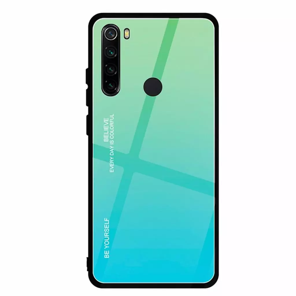 Чехол для моб. телефона BeCover Gradient Glass для Xiaomi Redmi Note 8 Green-Blue (704447)