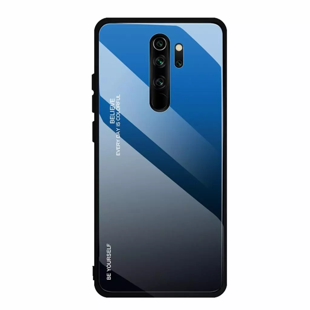 Чехол для моб. телефона BeCover Gradient Glass для Xiaomi Redmi Note 8 Pro Blue-Black (704451)