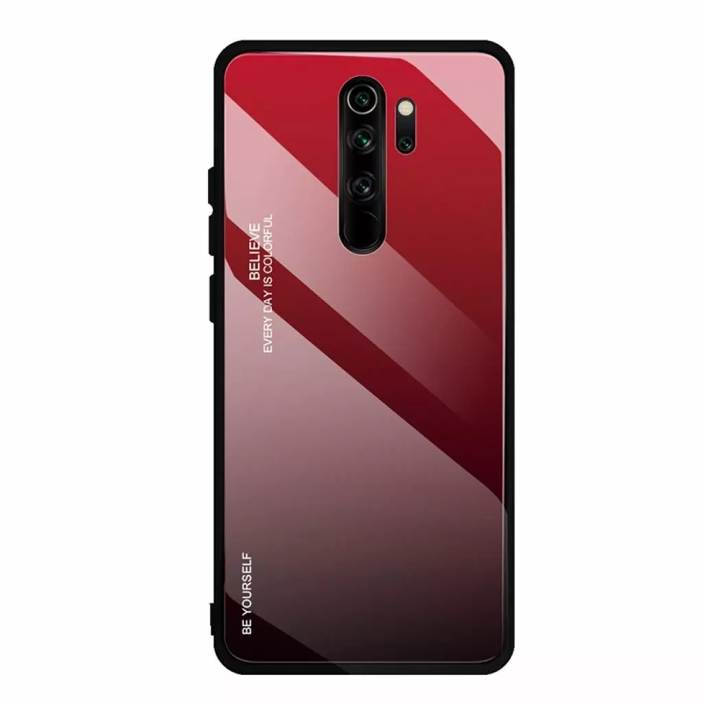 Чехол для моб. телефона BeCover Gradient Glass для Xiaomi Redmi Note 8 Pro Red-Black (704456)