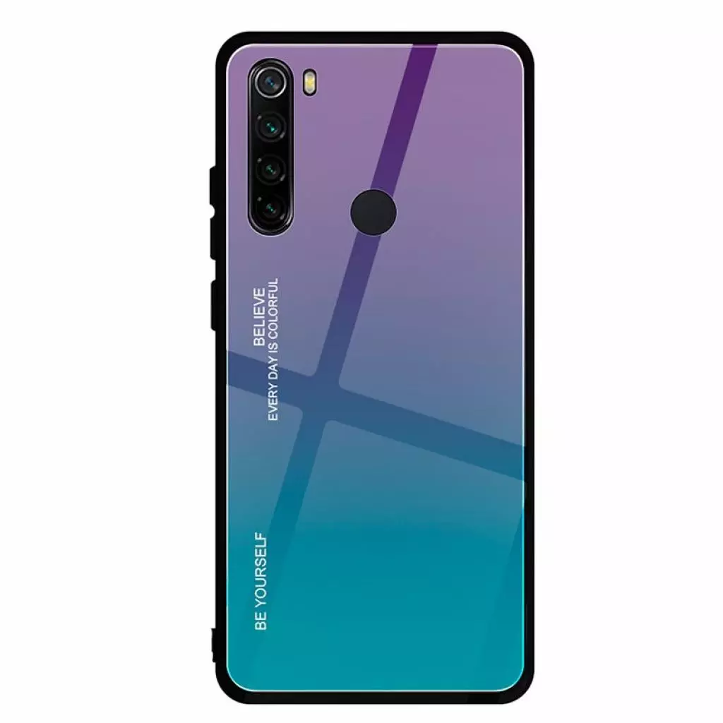 Чехол для моб. телефона BeCover Gradient Glass для Xiaomi Redmi Note 8 Purple-Blue (704449)