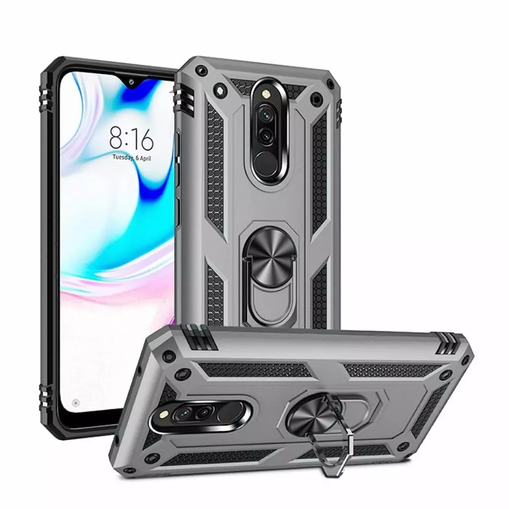 Чехол для моб. телефона BeCover Military для Xiaomi Redmi 8 Silver (704590) - 1