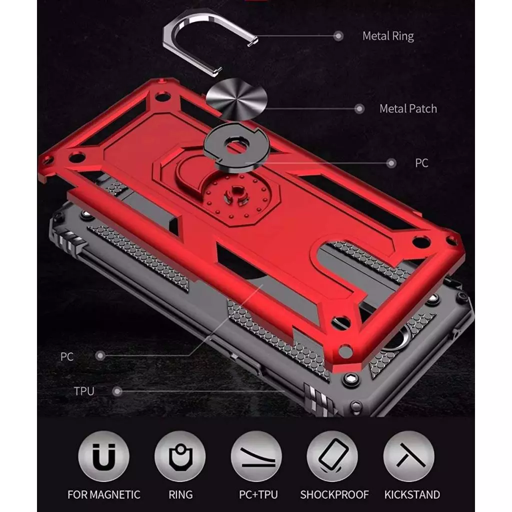 Чехол для моб. телефона BeCover Military для Xiaomi Redmi 8A Red (704593) - 2 Чехол для моб. телефона BeCover Military для Xiaomi Redmi 8A Red (704593) - 2