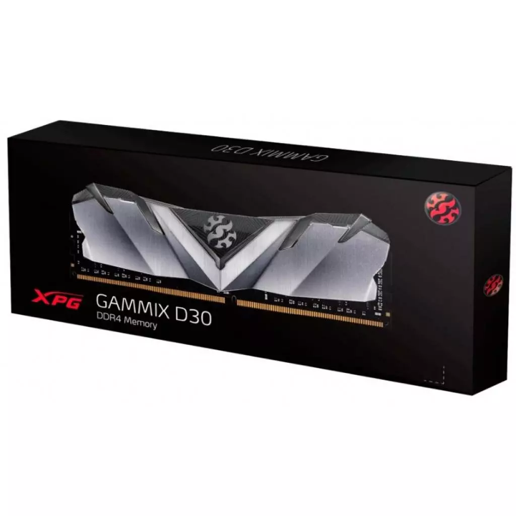 Модуль памяти для компьютера DDR4 8GB 2666 MHz XPG Gammix D30 Black ADATA (AX4U266638G16-SB30) - 3