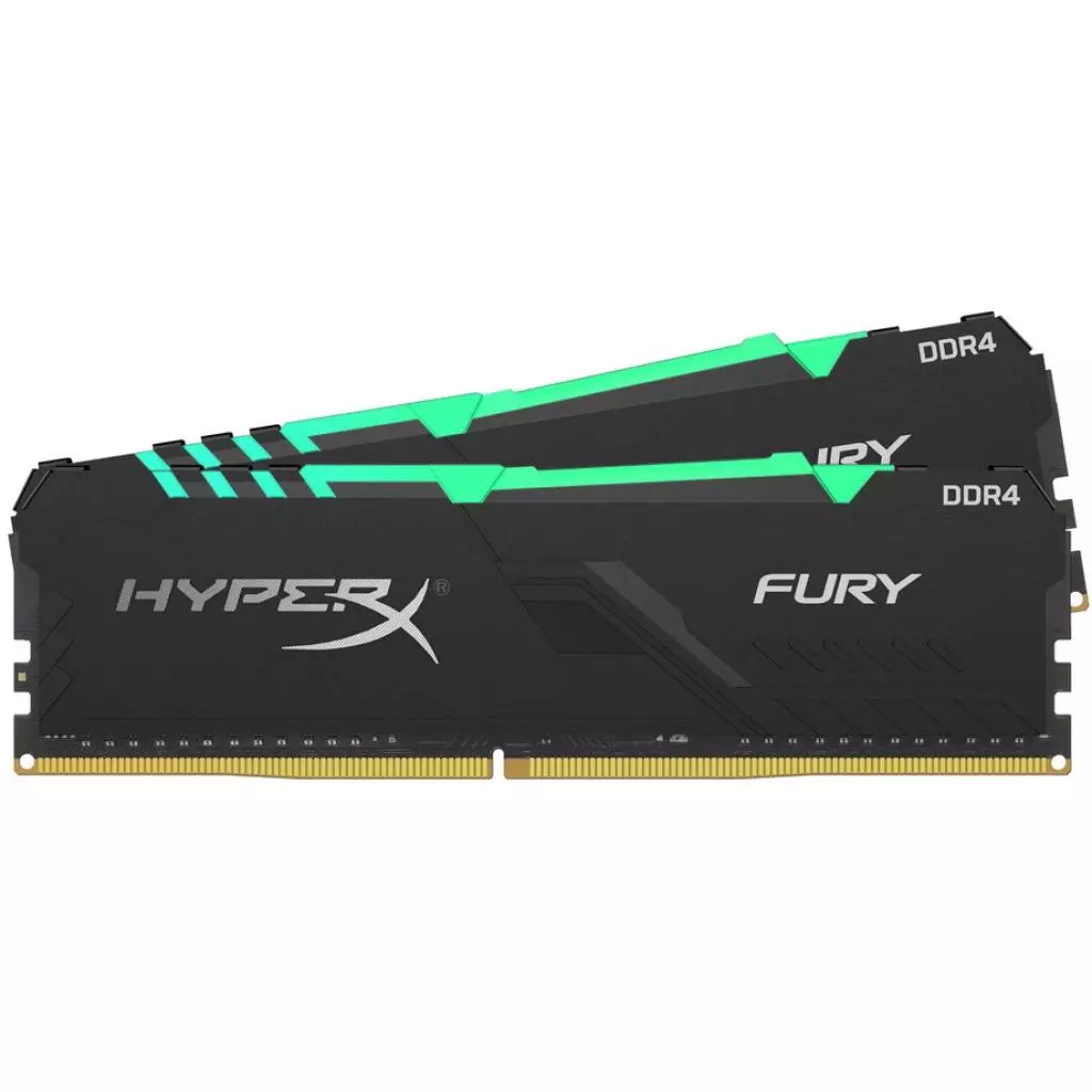 Модуль памяти для компьютера DDR4 32GB (2x16GB) 2666 MHz HyperX FURY RGB Kingston Fury (ex.HyperX) (HX426C16FB3AK2/32) - 1 Модуль памяти для компьютера DDR4 32GB (2x16GB) 2666 MHz HyperX FURY RGB Kingston Fury (ex.HyperX) (HX426C16FB3AK2/32) - 1