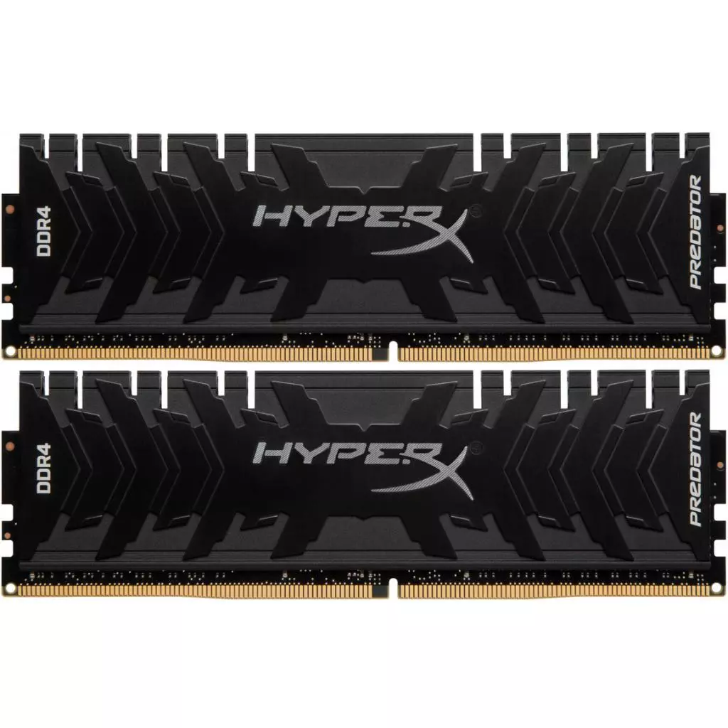 Модуль памяти для компьютера DDR4 16GB (2x8GB) 3600 MHz HyperX Predator Black Kingston Fury (ex.HyperX) (HX436C17PB4K2/16)