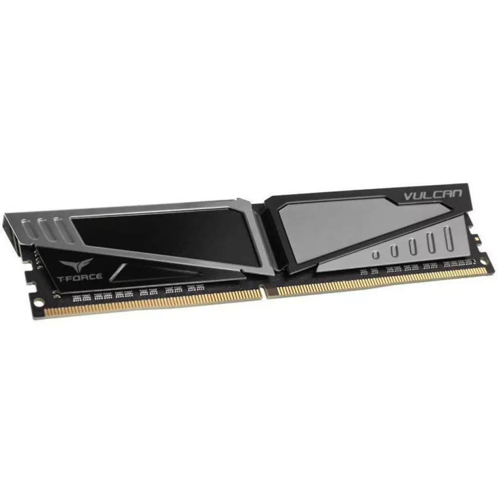Модуль памяти для компьютера DDR4 8GB 2666 MHz T-Force Vulcan Gray Team (TLGD48G2666HC15B01) - 1 Модуль памяти для компьютера DDR4 8GB 2666 MHz T-Force Vulcan Gray Team (TLGD48G2666HC15B01) - 1