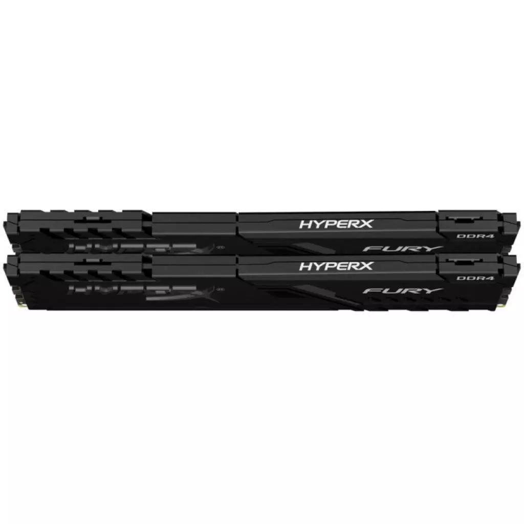 Модуль памяти для компьютера DDR4 8GB (2x4GB) 2400 MHz HyperX Fury Black Kingston Fury (ex.HyperX) (HX424C15FB3K2/8) - 2 Модуль памяти для компьютера DDR4 8GB (2x4GB) 2400 MHz HyperX Fury Black Kingston Fury (ex.HyperX) (HX424C15FB3K2/8) - 2