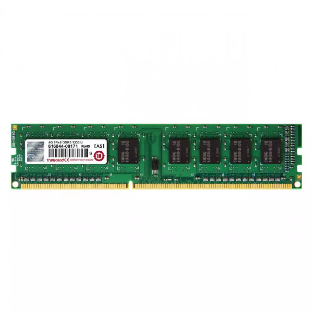 Модуль памяти для компьютера DDR3 4GB 1600 MHz Transcend (JM1600KLH-4G)