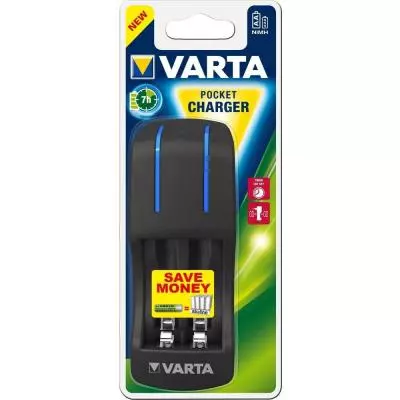 Зарядное устройство для аккумуляторов Varta Pocket Charger empty (57642101401) - 1 Зарядное устройство для аккумуляторов Varta Pocket Charger empty (57642101401) - 1