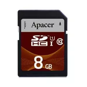 Карта памяти Apacer 8GB SDHC UHS-I Class10 RP (AP8GSDHC10U1-R)