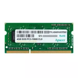Модуль памяти для ноутбука SoDIMM DDR3 4GB 1333 MHz Apacer (DS.04G2J.K9M)