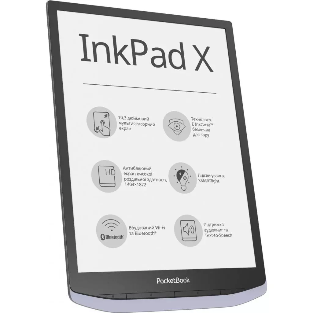 Электронная книга Pocketbook 1040 InkPad X Metallic Grey (PB1040-J-CIS) - 3 Электронная книга Pocketbook 1040 InkPad X Metallic Grey (PB1040-J-CIS) - 3