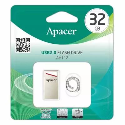 USB флеш накопитель Apacer 32GB AH112 USB 2.0 (AP32GAH112R-1) - 1 USB флеш накопитель Apacer 32GB AH112 USB 2.0 (AP32GAH112R-1) - 1