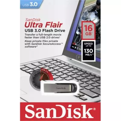 USB флеш накопитель SanDisk 16GB Ultra Flair USB 3.0 (SDCZ73-016G-G46) - 4 USB флеш накопитель SanDisk 16GB Ultra Flair USB 3.0 (SDCZ73-016G-G46) - 4
