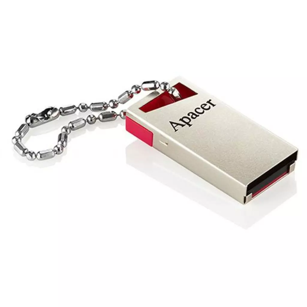 USB флеш накопитель Apacer 64GB AH112 Red USB 2.0 (AP64GAH112R-1) - 3 USB флеш накопитель Apacer 64GB AH112 Red USB 2.0 (AP64GAH112R-1) - 3
