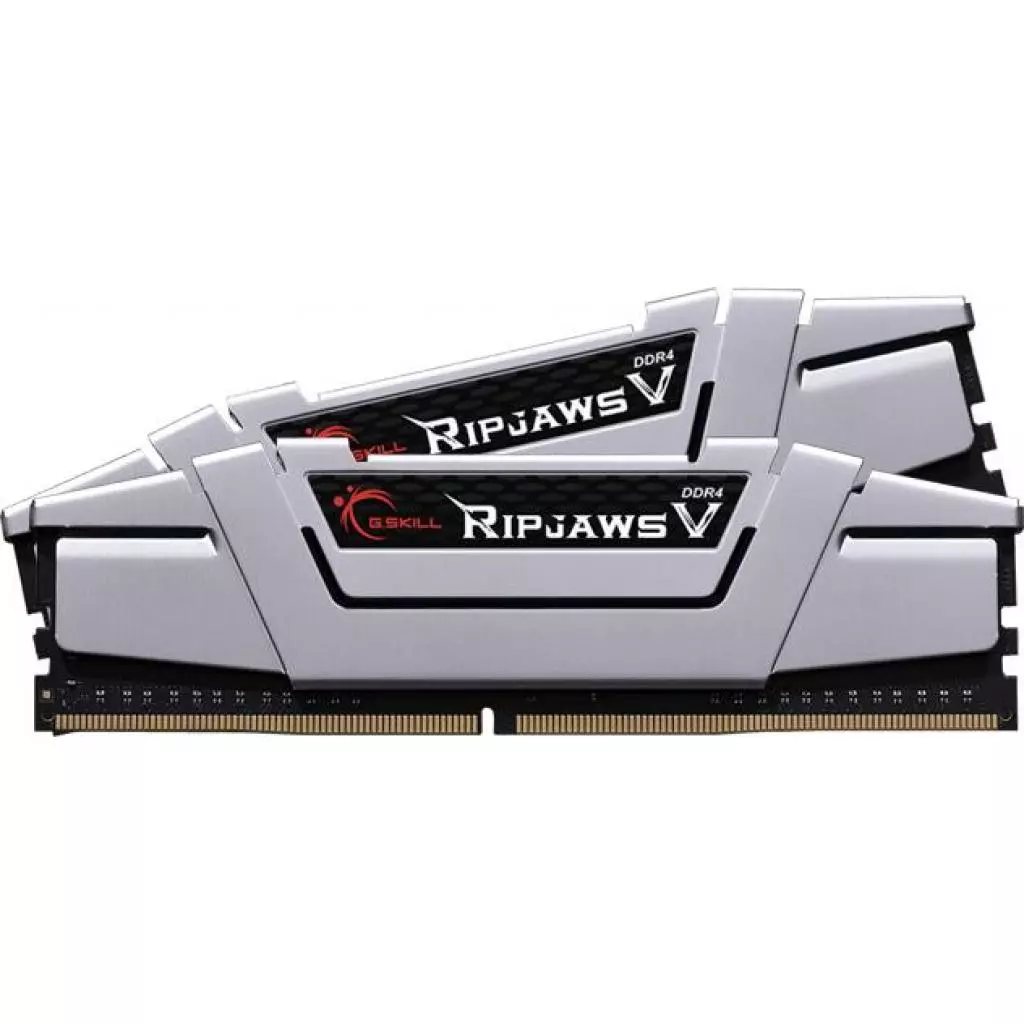 Модуль памяти для компьютера DDR4 16GB (2x8GB) 3000 MHz RipjawsV Silver G.Skill (F4-3000C15D-16GVS) - 1 Модуль памяти для компьютера DDR4 16GB (2x8GB) 3000 MHz RipjawsV Silver G.Skill (F4-3000C15D-16GVS) - 1