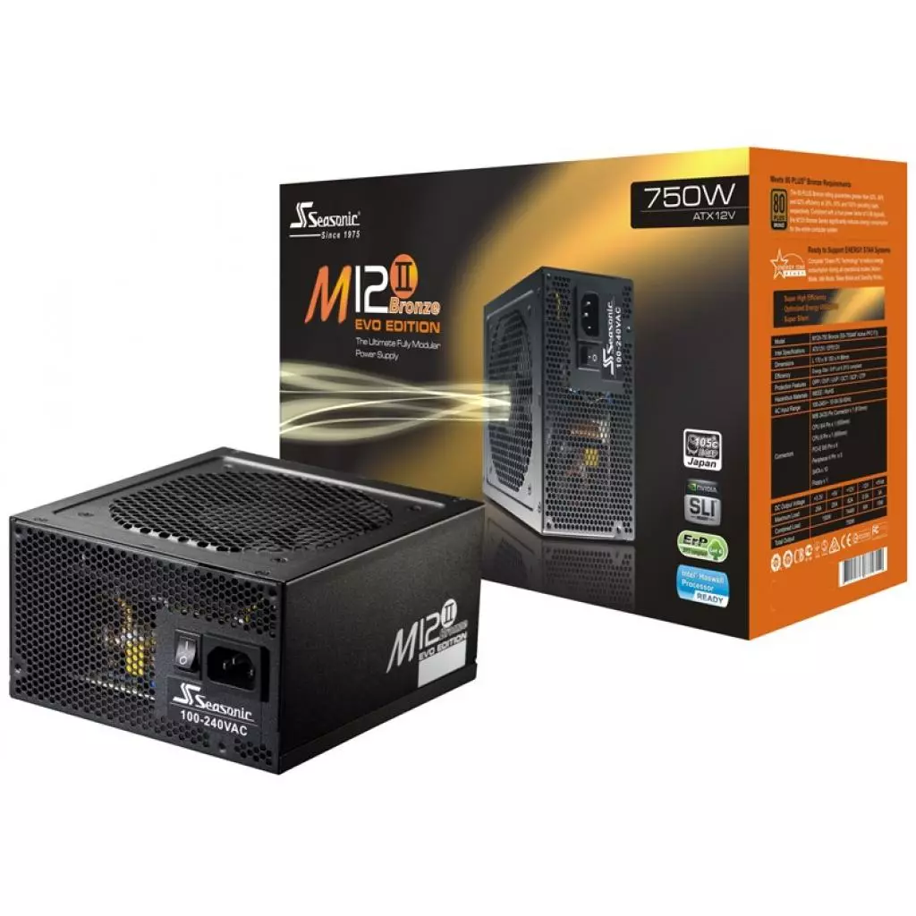 Блок питания Seasonic 750W M12II-750 EVO Bronze (SS-750AM2) - 3