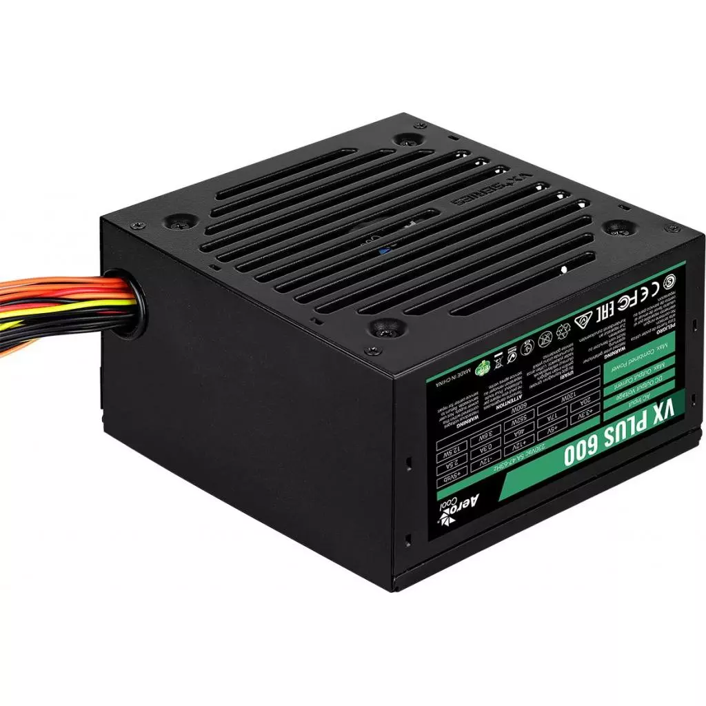 Блок питания AeroCool 600W VX PLUS 600 (4713105962772) - 1 Блок питания AeroCool 600W VX PLUS 600 (4713105962772) - 1
