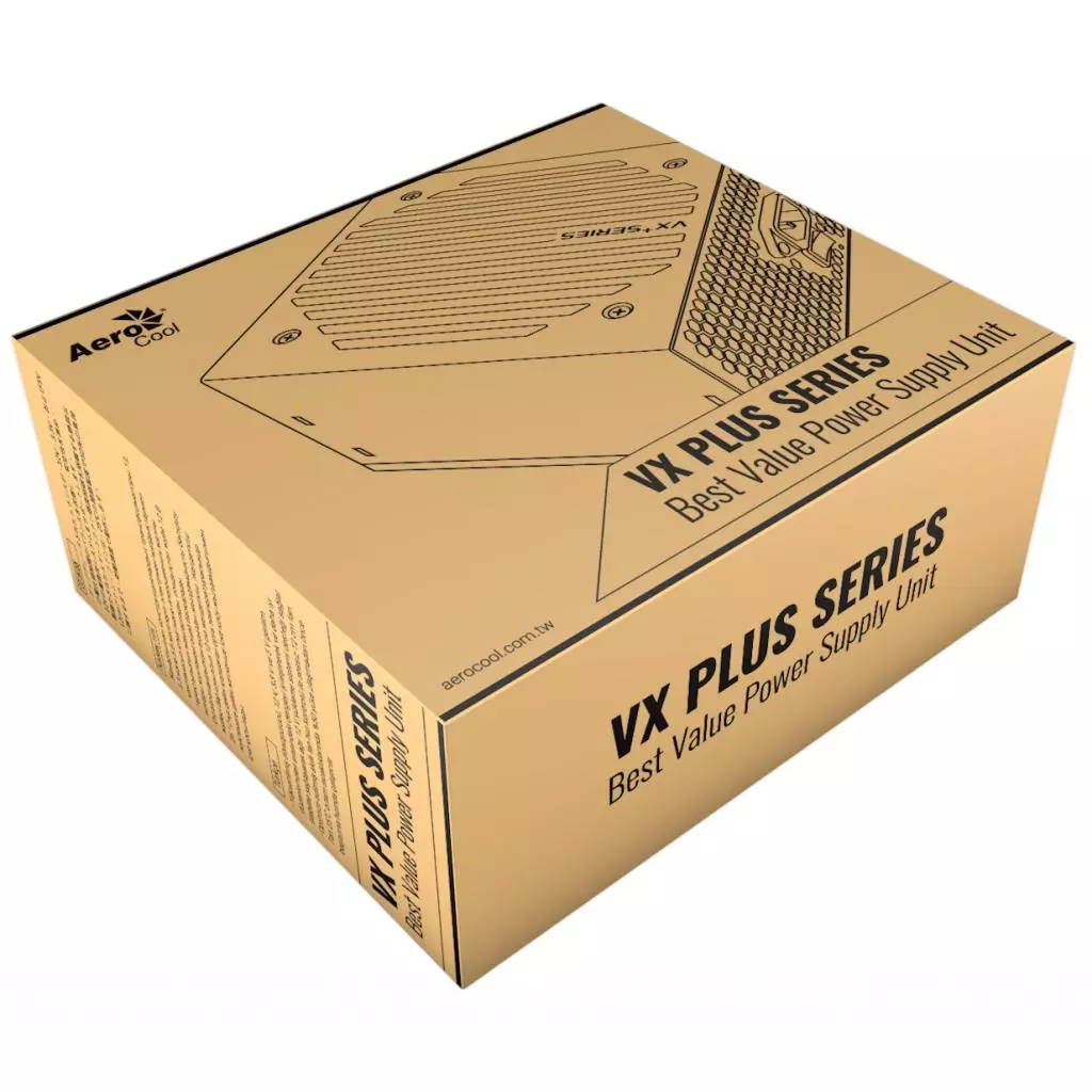 Блок питания AeroCool 600W VX PLUS 600 (4713105962772) - 5 Блок питания AeroCool 600W VX PLUS 600 (4713105962772) - 5