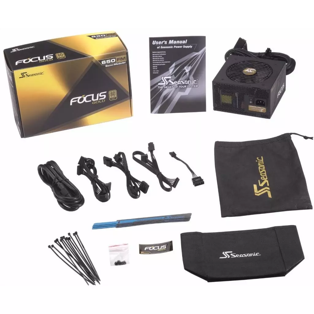 Блок питания Seasonic 650W FOCUS Gold (SSR-650FM) - 9 Блок питания Seasonic 650W FOCUS Gold (SSR-650FM) - 9