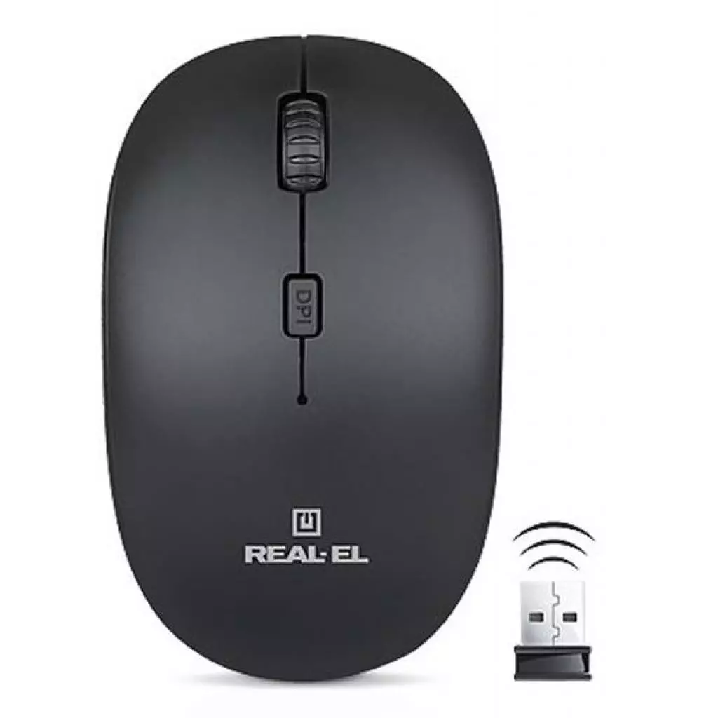 Мышка REAL-EL RM-301 black - 1 Мышка REAL-EL RM-301 black - 1