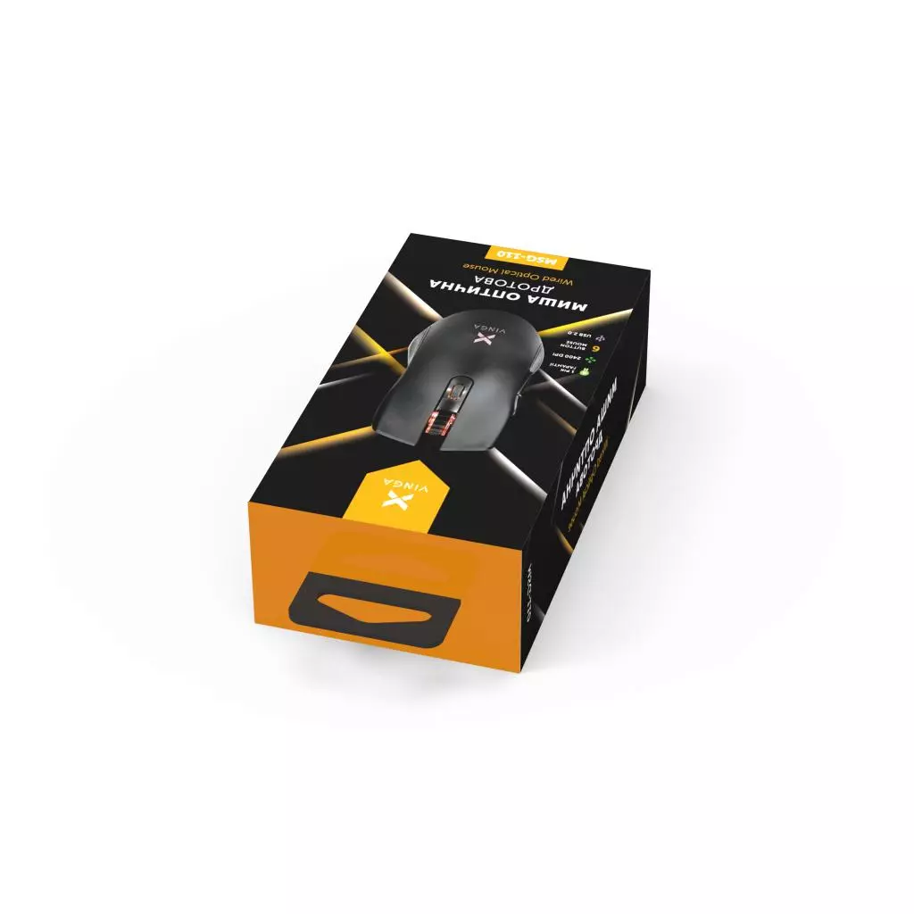 Мышка Vinga MSG-110 Black - 4 Мышка Vinga MSG-110 Black - 4