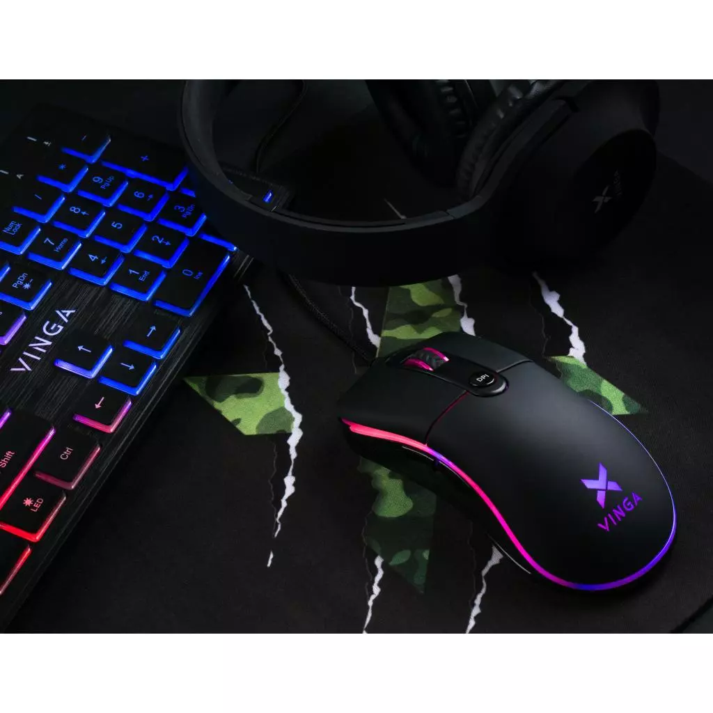 Мышка Vinga MSG-175 Black - 6 Мышка Vinga MSG-175 Black - 6