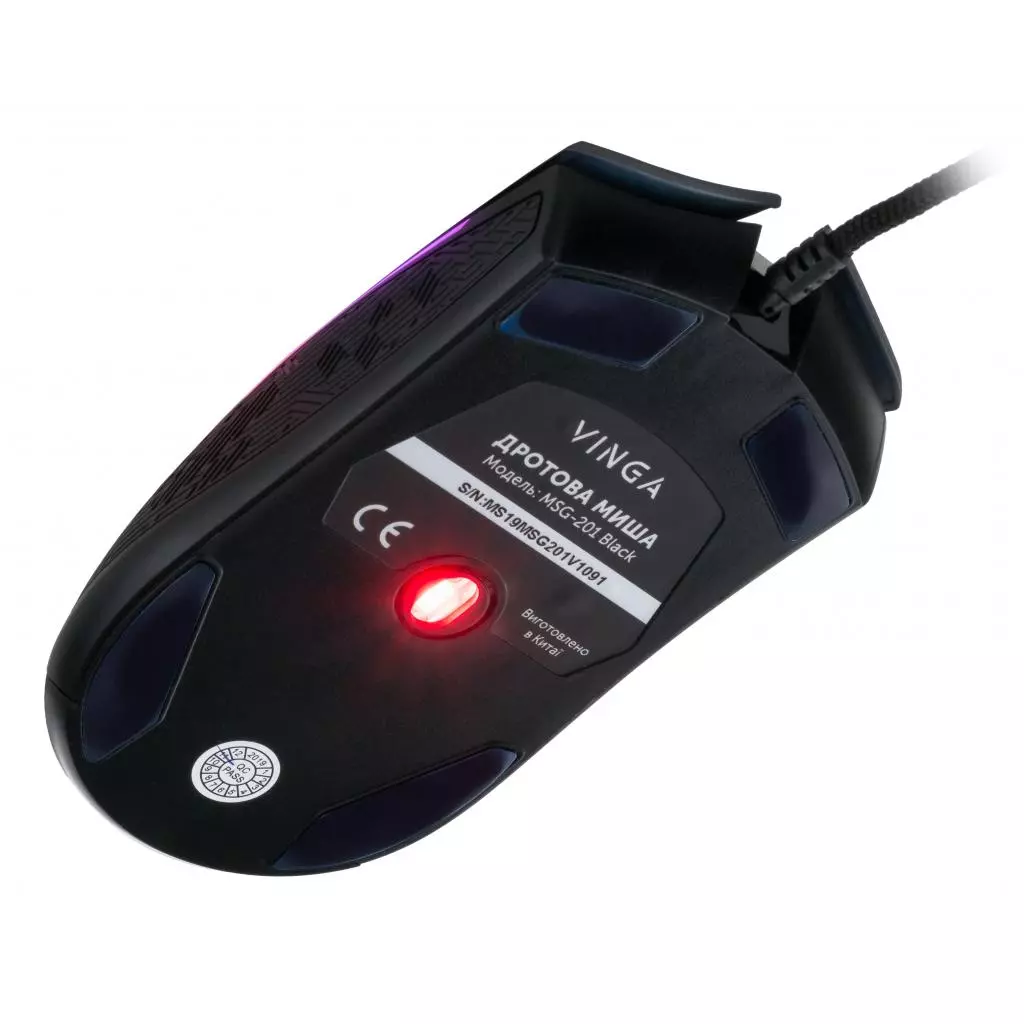 Мышка Vinga MSG-201 Black - 7 Мышка Vinga MSG-201 Black - 7
