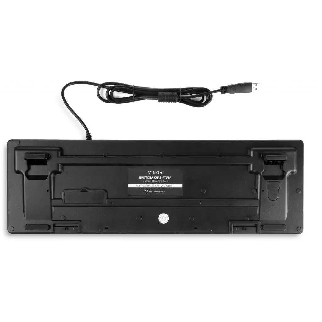 Клавиатура Vinga KBGSM120 Black - 2 Клавиатура Vinga KBGSM120 Black - 2