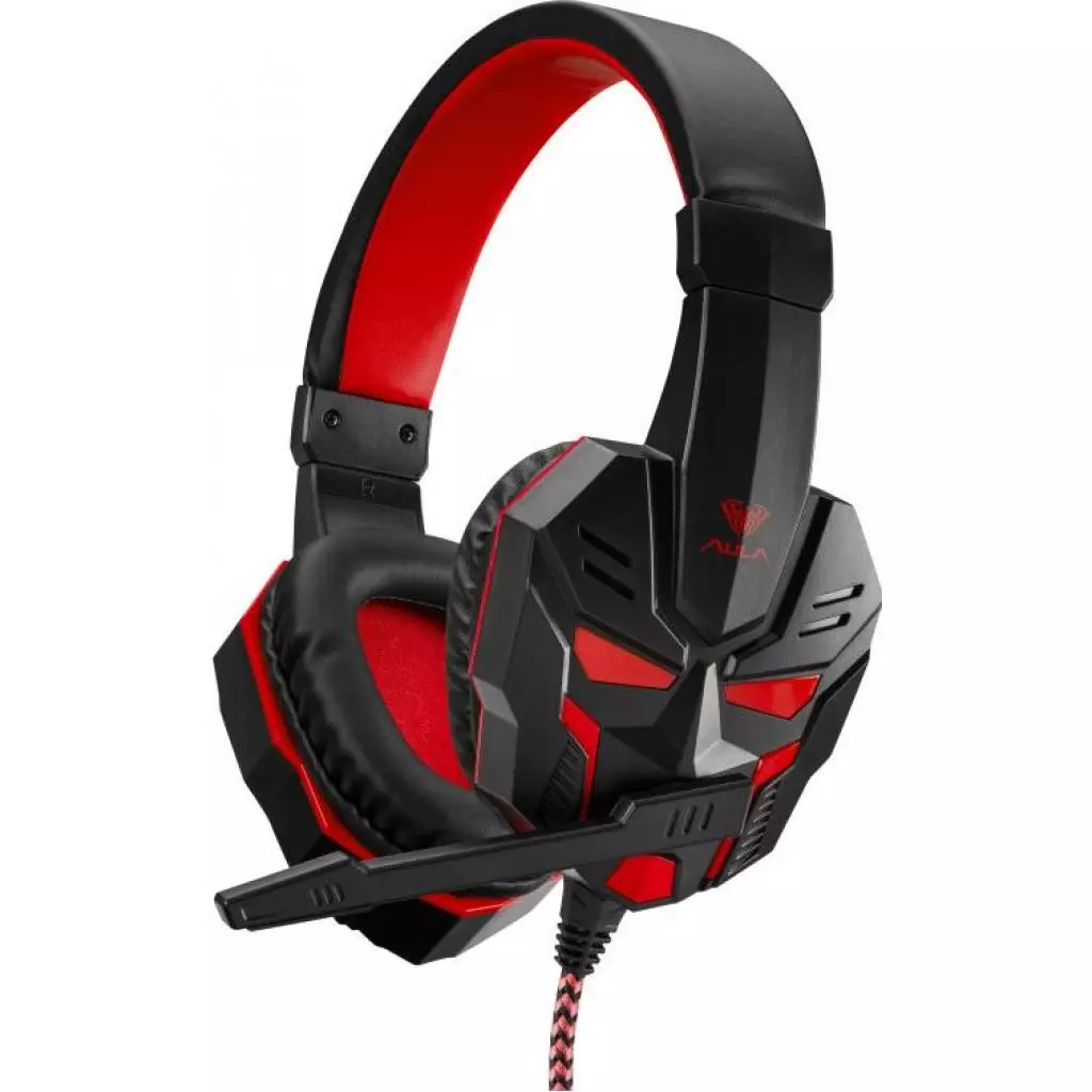 Наушники Aula Prime Basic Gaming Headset Red (6948391232652)