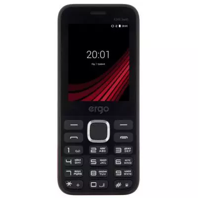 Мобильный телефон Ergo F243 Swift Black