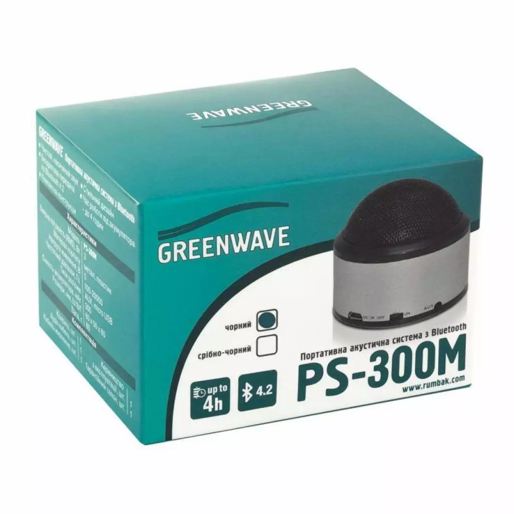 Акустическая система Greenwave PS-300M black (R0015124) - 3