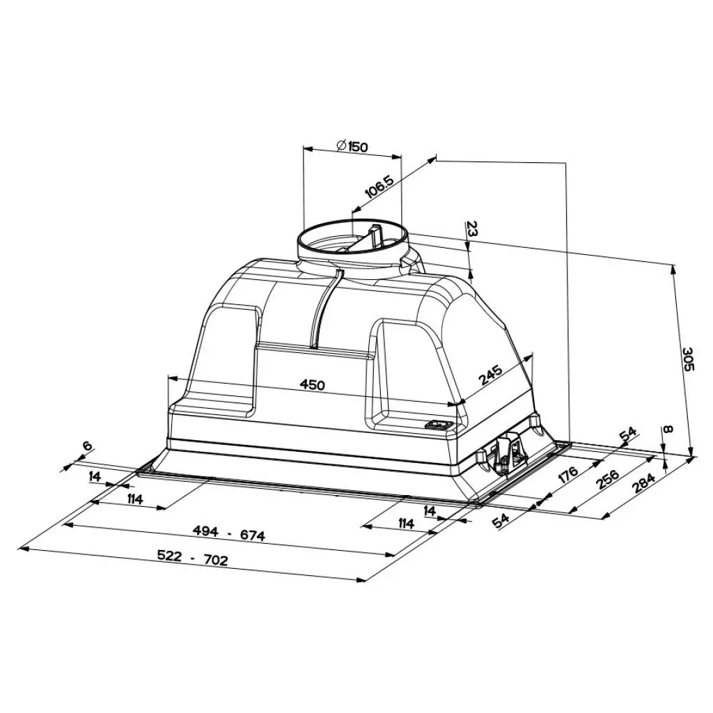 Вытяжка кухонная Faber INCA PLUS HIP X A52 - 2 Вытяжка кухонная Faber INCA PLUS HIP X A52 - 2