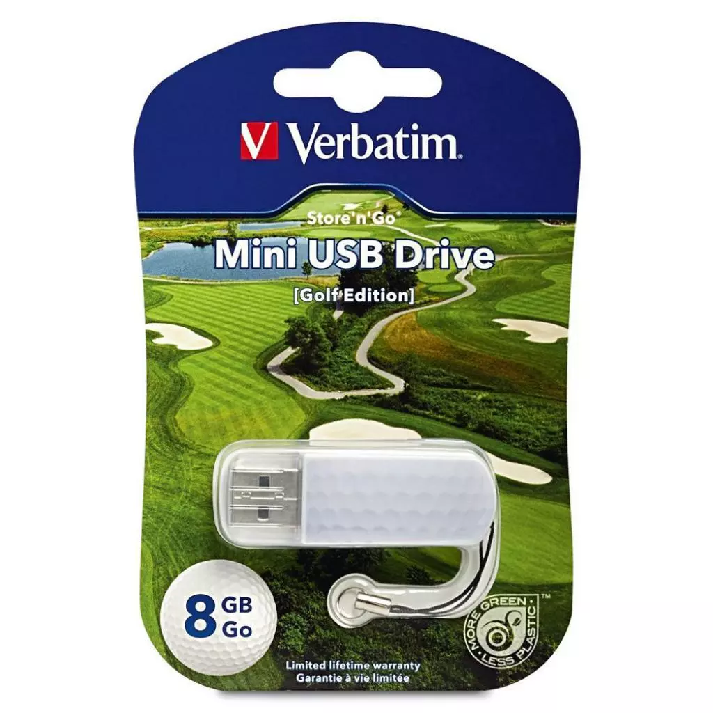USB флеш накопитель Verbatim 8GB STORE'N'GO MINI GOLF USB 2.0 (98510) - 2 USB флеш накопитель Verbatim 8GB STORE'N'GO MINI GOLF USB 2.0 (98510) - 2