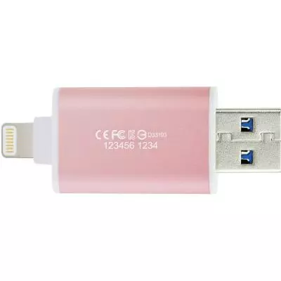 USB флеш накопитель Transcend 64GB JetDrive Go 300 Rose Gold USB 3.1/Lightning (TS64GJDG300R) - 4