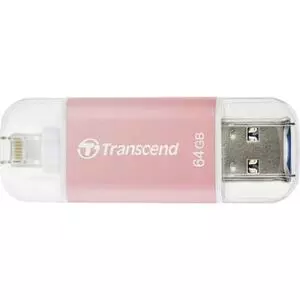 USB флеш накопитель Transcend 64GB JetDrive Go 300 Rose Gold USB 3.1/Lightning (TS64GJDG300R)