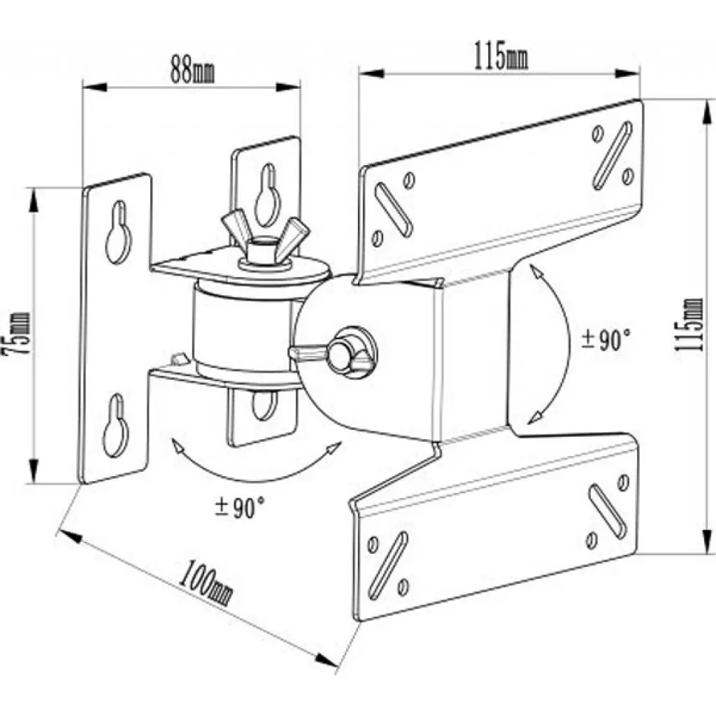 Кронштейн Charmount CT-LCDT100 - 7 Кронштейн Charmount CT-LCDT100 - 7