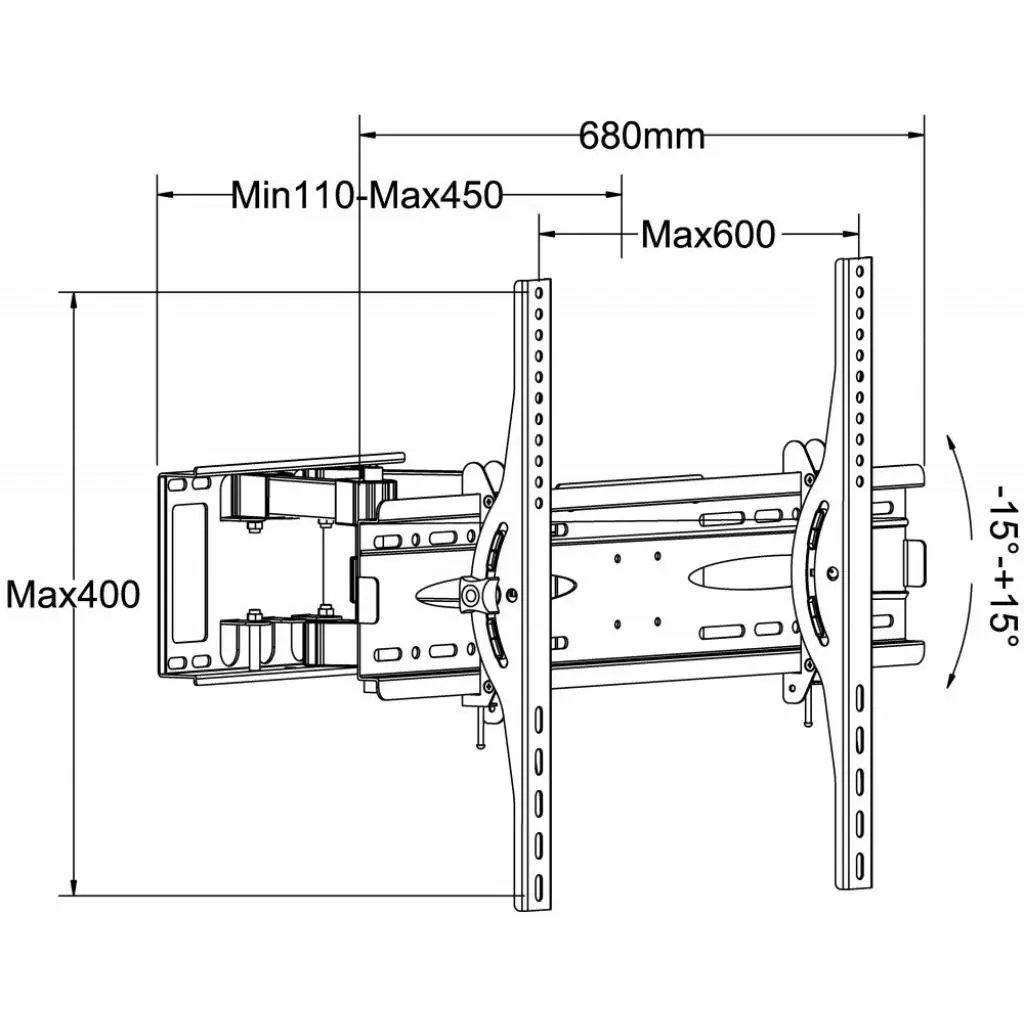 Кронштейн Charmount CT-WPLB-T640 - 8