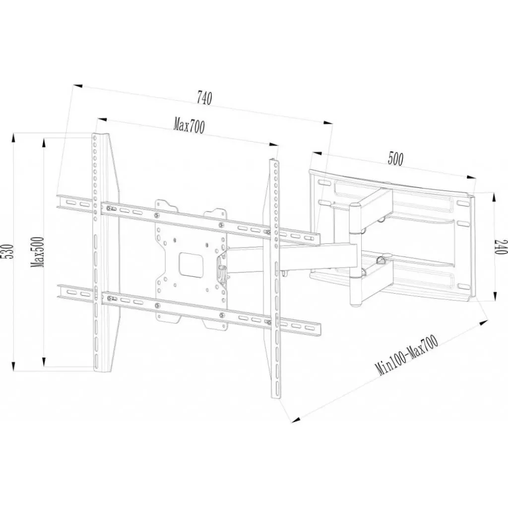 Кронштейн Charmount CT-WPLB-T802 - 7 Кронштейн Charmount CT-WPLB-T802 - 7