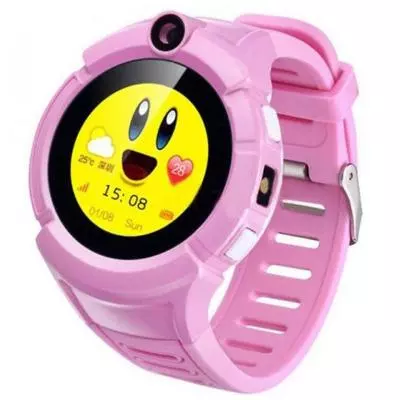 Смарт-часы UWatch GW600 Kid smart watch Pink (F_100008) - 1 Смарт-часы UWatch GW600 Kid smart watch Pink (F_100008) - 1