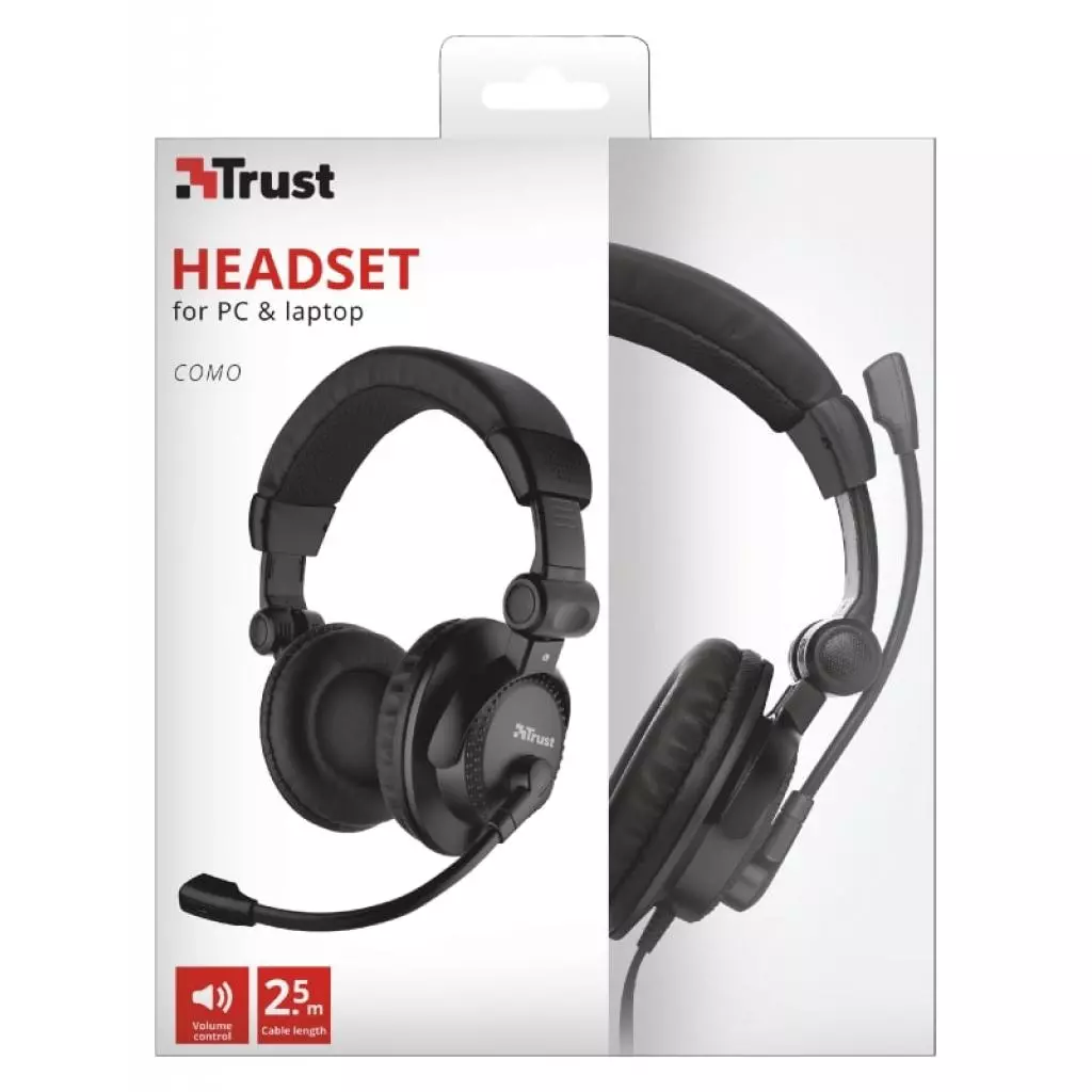 Наушники Trust Como 3.5mm (21658) - 4 Наушники Trust Como 3.5mm (21658) - 4