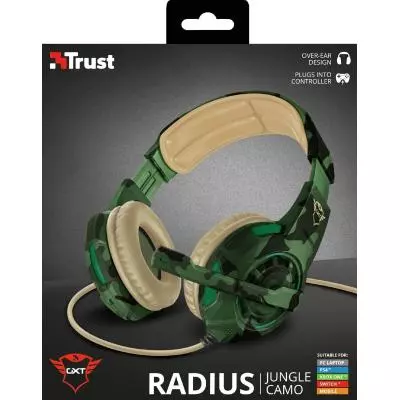 Наушники Trust GXT 310C Radius Gaming Headset Jungle camo (22207) - 5