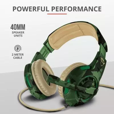 Наушники Trust GXT 310C Radius Gaming Headset Jungle camo (22207) - 9