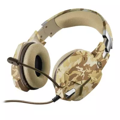 Наушники Trust GXT 322D Carus 3.5mm DESERT CAMO (22125) - 1 Наушники Trust GXT 322D Carus 3.5mm DESERT CAMO (22125) - 1
